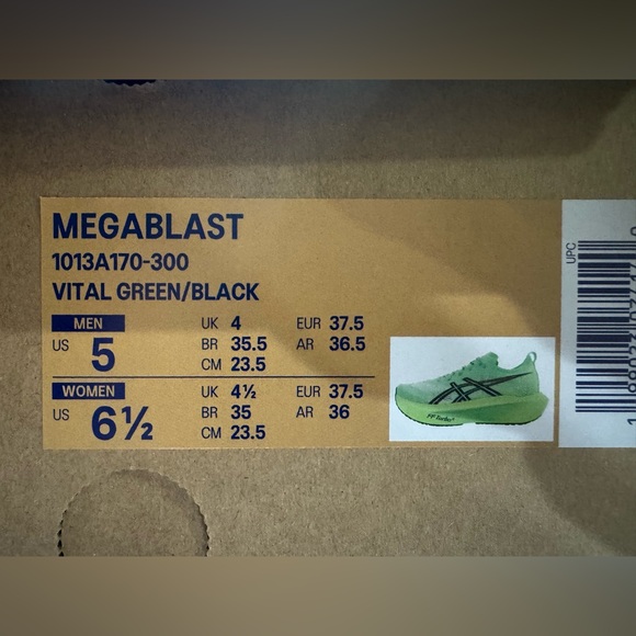 Asics Megablast Women’s 6.5 w/box - Picture 10 of 10